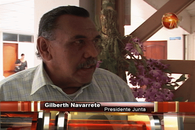 Gilberth Navarrete, presidente de la Junta. Gilberth Navarrete, presidente de la Junta.