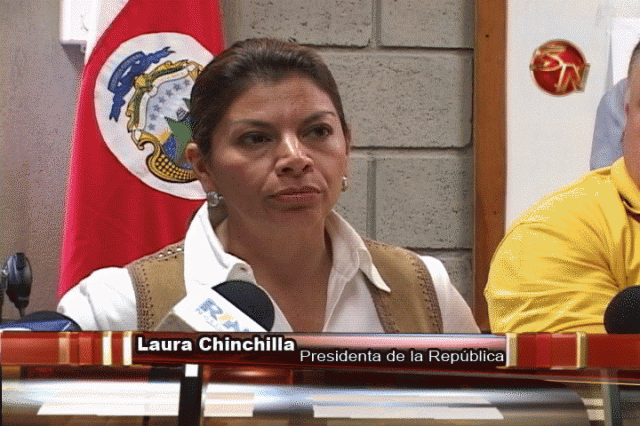 Laura Chinchilla, Presidenta de la República. Laura Chinchilla, Presidenta de la República.