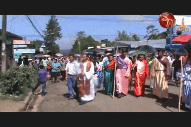 Hicieron procesiones. Hicieron procesiones.