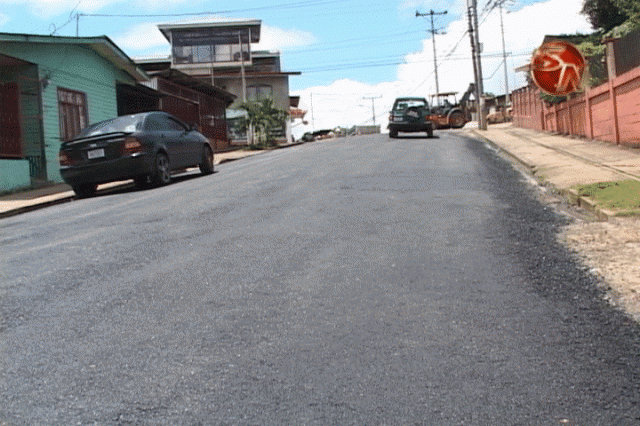 Así se aprecia la calle ahora. Así se aprecia la calle ahora.
