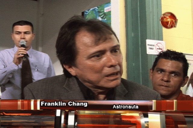 Franklin Chang, astronauta. Franklin Chang, astronauta.