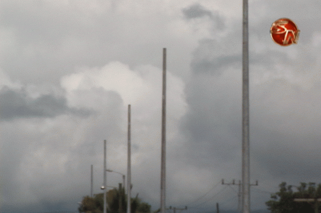 Ya colocaron los postes. Ya colocaron los postes.