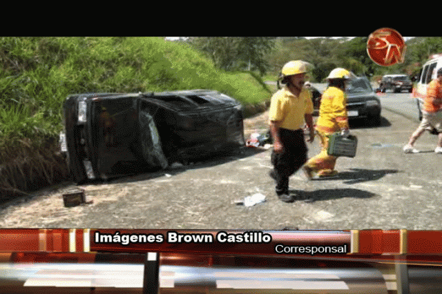 Así quedó el carro.