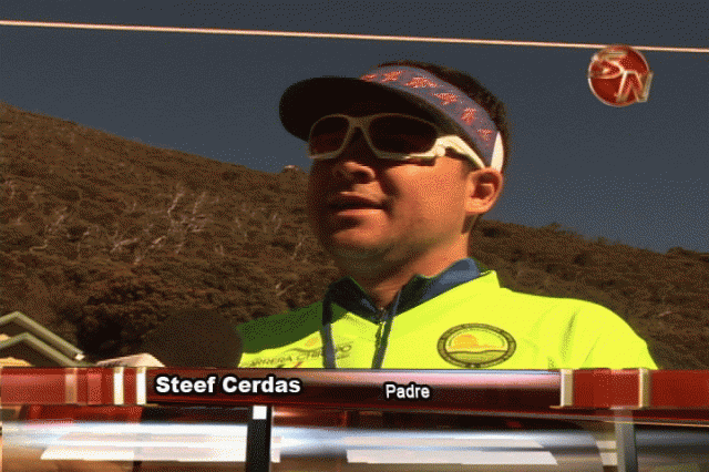 Steef Cerdas, voluntario.