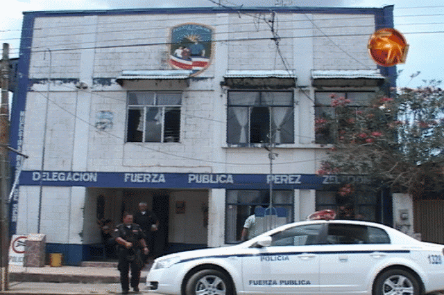 Edificio policial actual. Edificio policial actual.