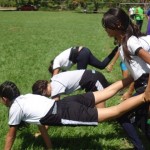 Estudiantes del colegio Jerusalén en actividad "Convivir"