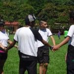 Estudiantes del colegio Jerusalén en actividad "Convivir"