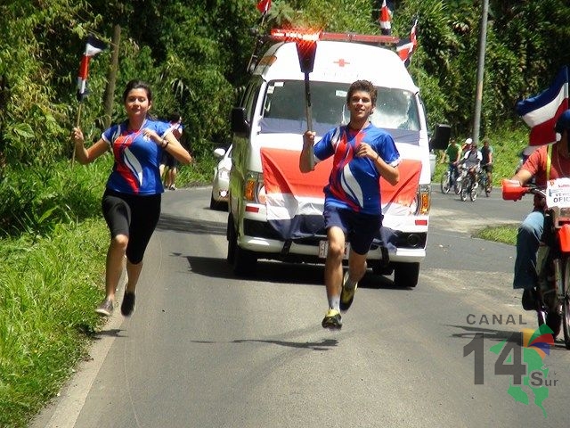 Recorrido de La Antorcha, Pérez Zeledón - 2013