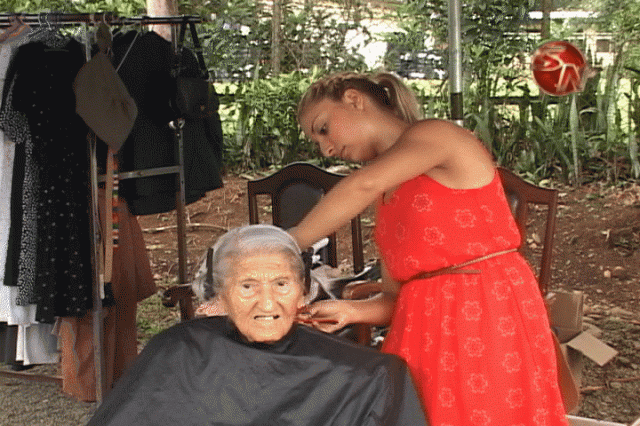 Trinidad Chavarría, adulta mayor. Trinidad Chavarría, adulta mayor.