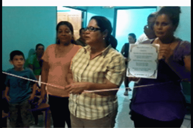 Inauguraron el salón en Quebrada Honda. Inauguraron el salón en Quebrada Honda.