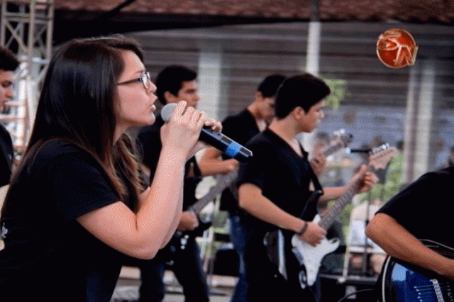 La banda participó en el Festival.