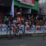 Llegada de la Vuelta Ciclística a Pérez Zeledón 2013