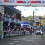 Llegada de la Vuelta Ciclística a Pérez Zeledón 2013