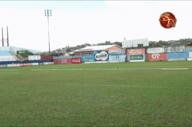 Ya está lista la cancha. Ya está lista la cancha.
