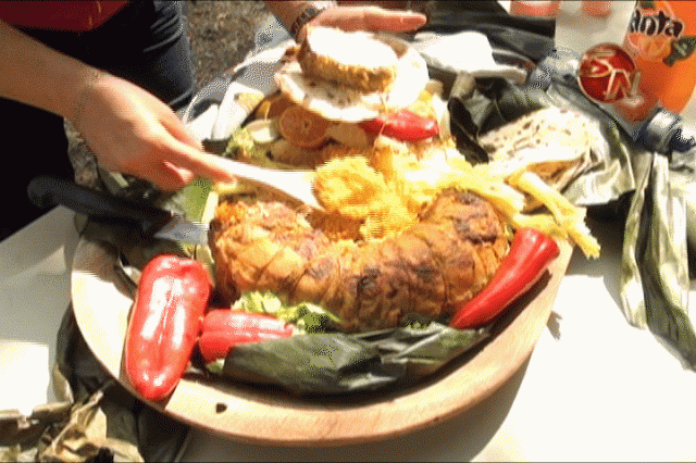 Hubo un concurso de comidas. Hubo un concurso de comidas.