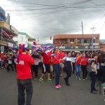 Aficionados celebran gane de la Selección de Costa Rica