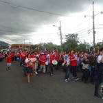 Aficionados celebran gane de la Selección de Costa Rica