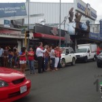 Aficionados celebran gane de la Selección de Costa Rica