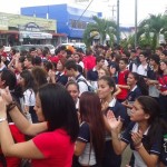 Aficionados celebran gane de la Selección de Costa Rica