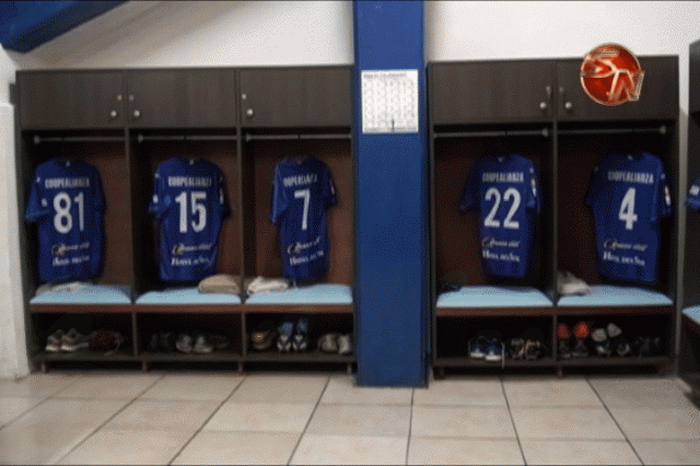 Nuevos camerinos.  Nuevos camerinos.