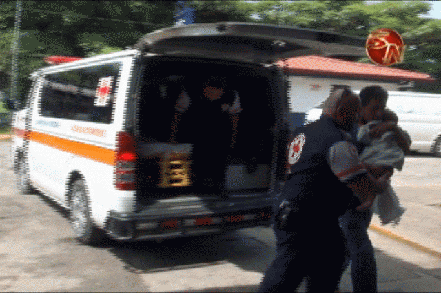 La niña fue trasladada ayer al hospital generaleño La niña fue trasladada ayer al hospital generaleño