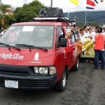 Peregrinación desde San Isidro de El General hasta la Basílica de los Ángeles