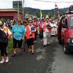 Peregrinación desde San Isidro de El General hasta la Basílica de los Ángeles