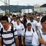 Peregrinación desde San Isidro de El General hasta la Basílica de los Ángeles