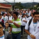 Peregrinación desde San Isidro de El General hasta la Basílica de los Ángeles