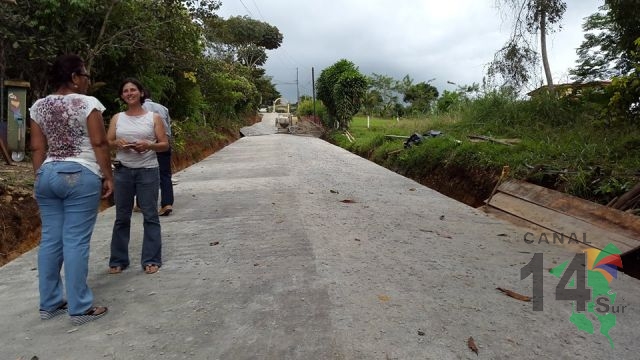 Cementado en San Blas.