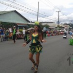 Desfile del 15 de Setiembre 2014 en San Isidro de El General