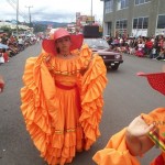 Desfile del 15 de Setiembre 2014 en San Isidro de El General