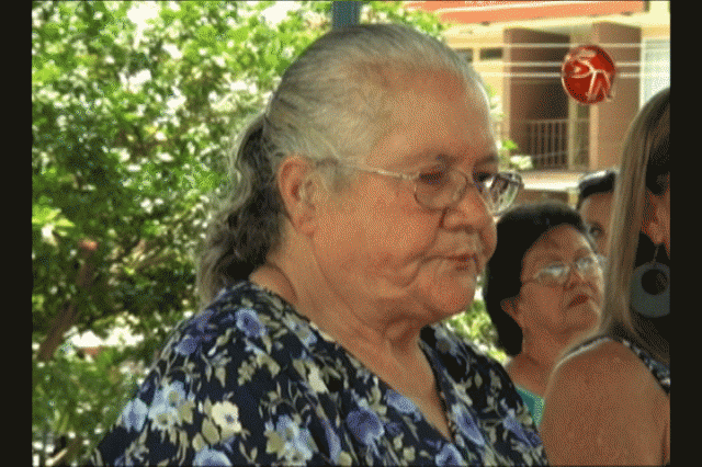 Herminia Mora, beneficiada. Herminia Mora, beneficiada.