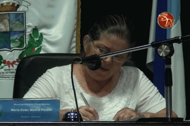 María Ester Madriz, presidenta municipal. María Ester Madriz, presidenta municipal.