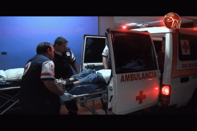 Llegada al hospital. Llegada al hospital.
