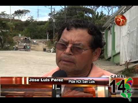 ADI de barrio San Luis pretende cementar la ruta alterna por  barrio Unesco