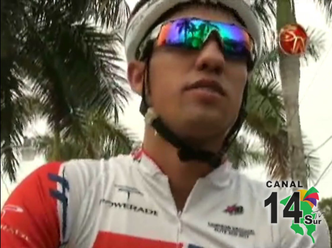 Andrey Fonseca fue escogido como el ciclista de mejor desempeño deportivo en el 2014