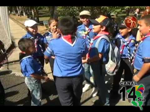 500 Guías y Scouts de la zona Sur se unieron a celebración del Centenario