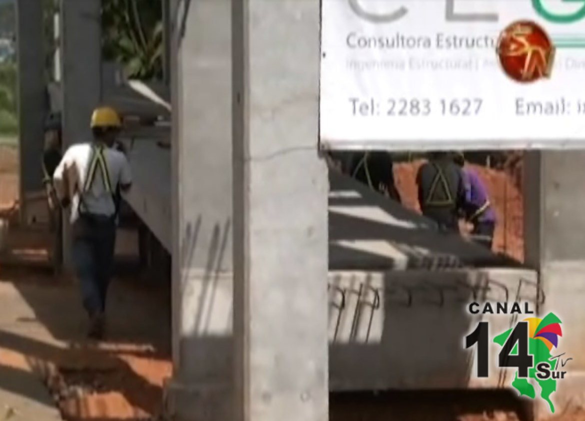 En abril estará concluido el puente peatonal por Plaza Monte General