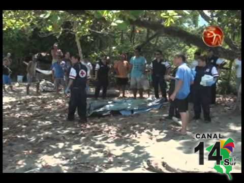 Autoridades rescatan cuerpo de Daniel León en Dominicalito