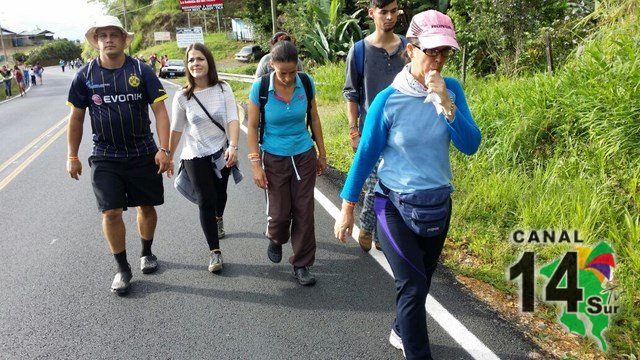 Fotos | Recorrido de Romeros de Pérez Zeledón hacia la Basílica de los Ángeles