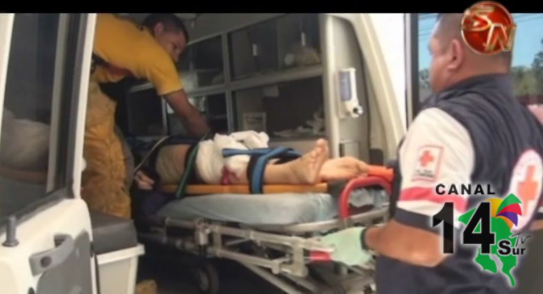 Una joven sufrió heridas de gravedad tras sufrir un accidente de tránsito en Dominicalito