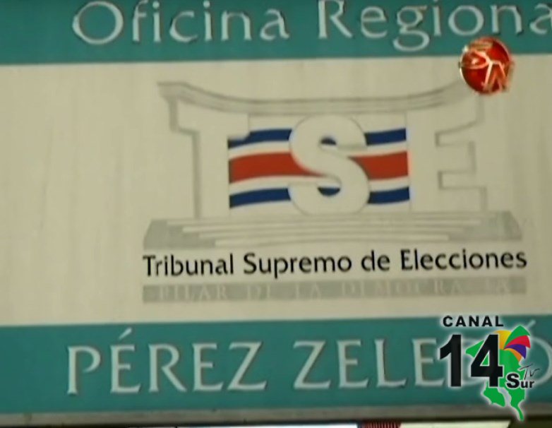 El Tribunal Supremo de Elecciones en Pérez Zeledón está abierto hoy y mañana