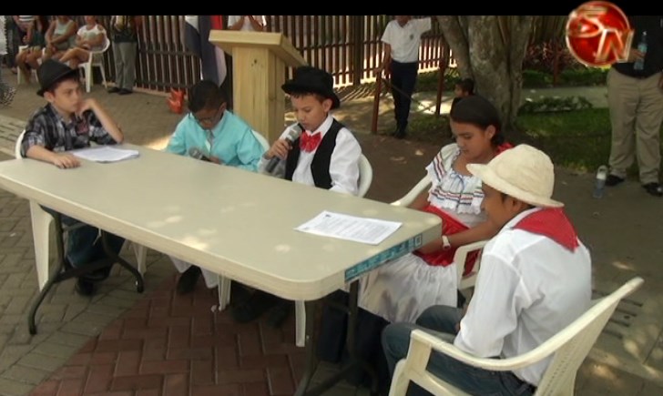 Con emotivo acto cívico en parque generaleño recuerdan la Batalla de Rivas