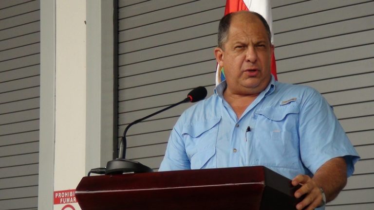 Presidente Luis Guillermo Solís visitará zonas afectadas en el Sur