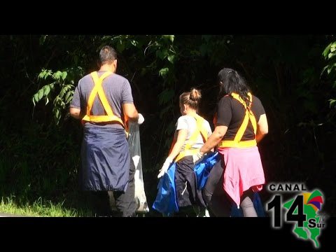 Generaleños recogieron basura en el Cerro de la Muerte