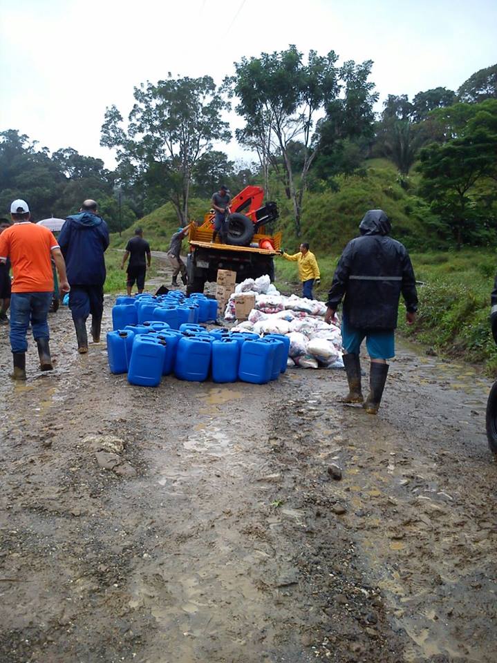 Conte Burica recibió alimentación y agua potable