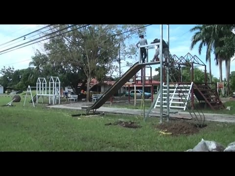 Pequeños de Palmar Sur contarán con un parque en mejores condiciones