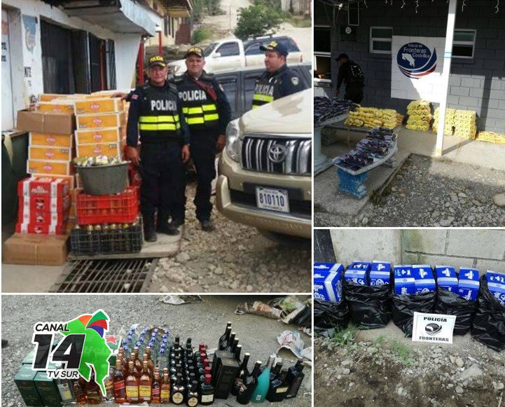 La policía de fronteras logró el decomiso de más licor de contrabando en Paso Canoas de Corredores 