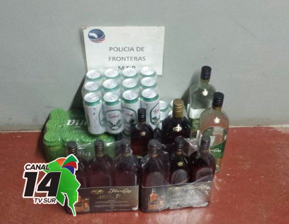 Policía de Fronteras y Fuerza Pública siguen decomisando cargas de licor de contrabando en poblados de la Zona Sur